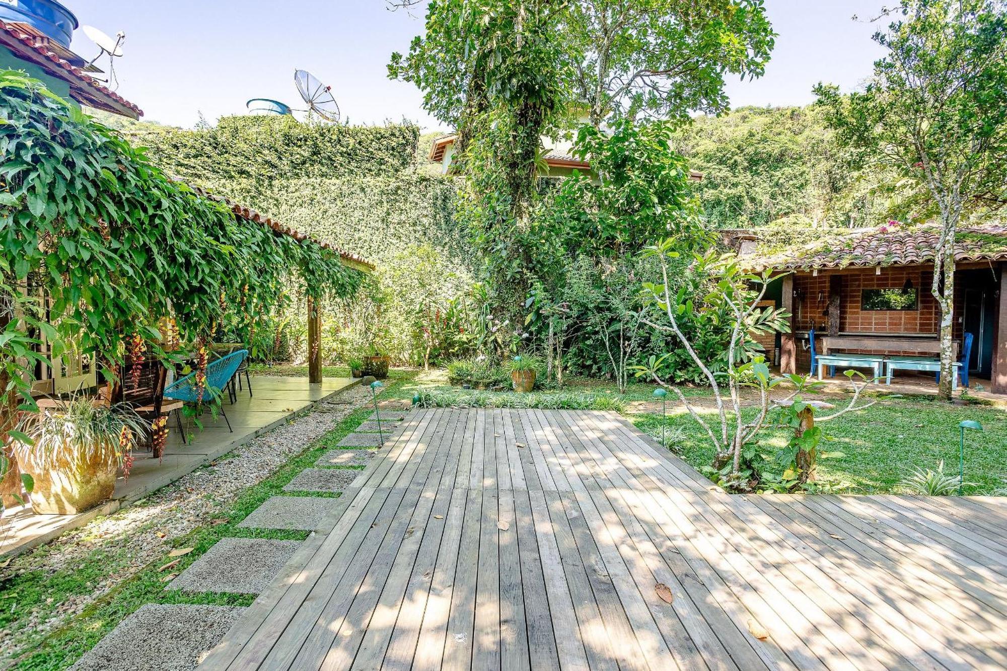 Casa Dos Passaros Na Areia A 20M Da Praia Da Baleia Com 3 Suites E 1 Dorm, Com Ar Condicionado, Wifi, Smart Tv, Cozinha Completa E Churrasqueira Sao Sebastiao  Exterior foto