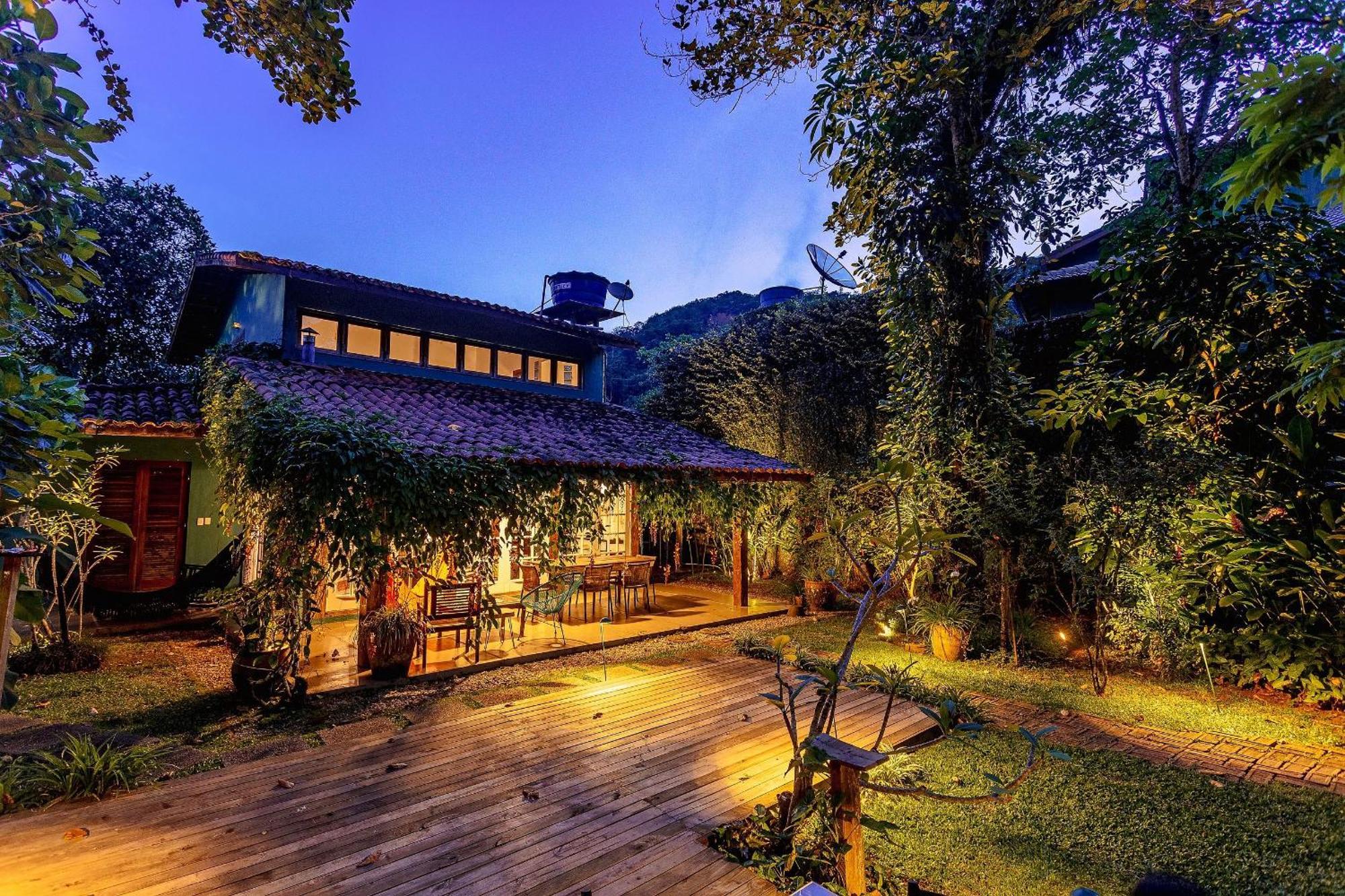 Casa Dos Passaros Na Areia A 20M Da Praia Da Baleia Com 3 Suites E 1 Dorm, Com Ar Condicionado, Wifi, Smart Tv, Cozinha Completa E Churrasqueira Sao Sebastiao  Exterior foto