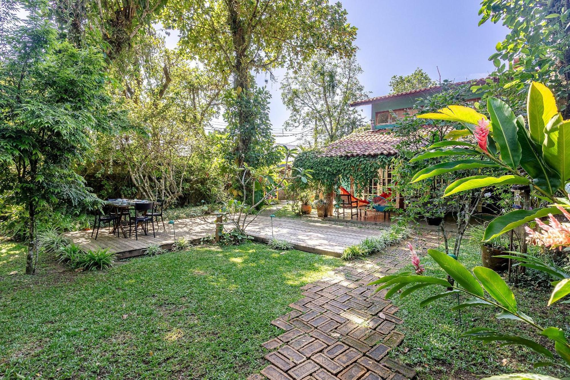 Casa Dos Passaros Na Areia A 20M Da Praia Da Baleia Com 3 Suites E 1 Dorm, Com Ar Condicionado, Wifi, Smart Tv, Cozinha Completa E Churrasqueira Sao Sebastiao  Exterior foto